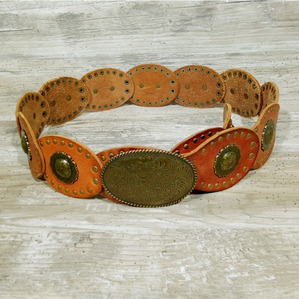 80’s Vintage concho belt M ✨Gypsy✨